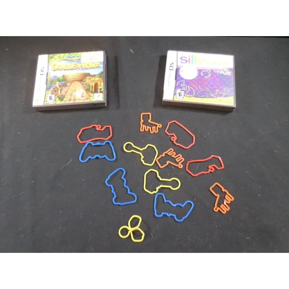 Nintendo DS Silly Bandz Action Game + Cradle of‎ Rome Game Tested Work